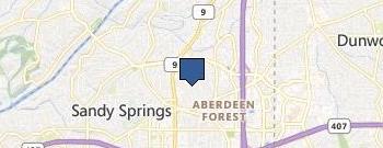 FAST Sandy Springs Towing location map