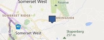 Roy's Plumbers in Somerset West location map