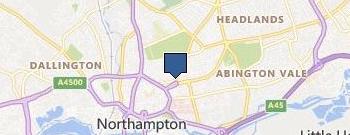 Northampton Transport location map