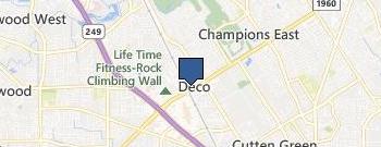 Plumbing Houston TX location map