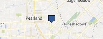 Plumbing Pearland location map