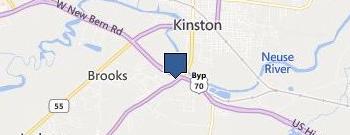 Hampton Kinston location map