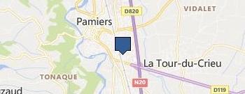 Kinésithérapeute Ana Ontanon et Jorge Miras location map