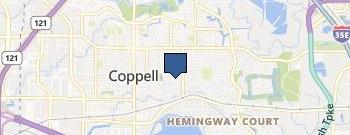Dryer Vent Cleaning Coppell TX location map