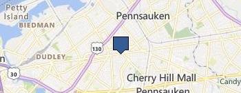 Garage Door Repair Pennsauken location map