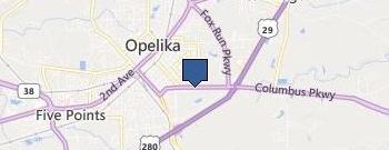 Alabama Insurers location map