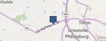 Whistle Express Car Wash location map