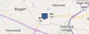 Hardwood Floors Athens location map