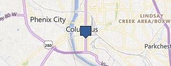 Metro Columbus Carpet Cleaning location map