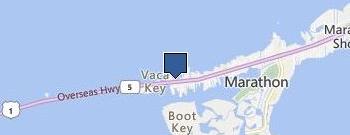 Sea Dog Marathon FL Fishing Charters location map