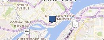 Vape Street New Westminster BC location map