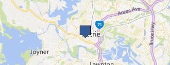 Petrie Electrical Service location map