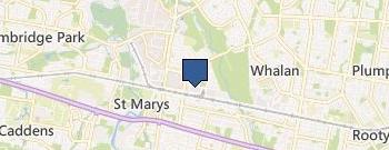 Vision Blinds and Shutters location map