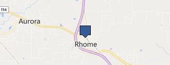 Rhome Air Conditioning Guys location map