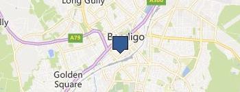 Bendigo Carpet Cleaning location map