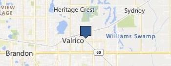 Valrico Moving Company location map