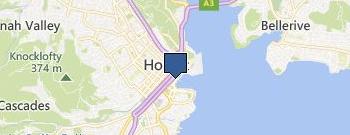 Bee Wasp Removal Hobart location map