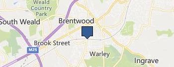 Flowers Brentwood location map