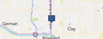 Mold Experts of South Bend location map