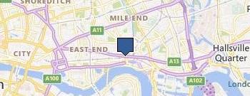 Flowers Limehouse location map