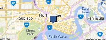 CBD Movers Perth location map