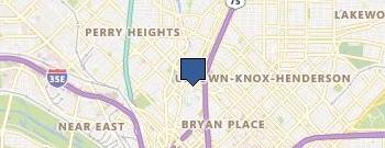 Lawn Mowing Dallas location map