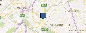 Flowers Mitcham location map