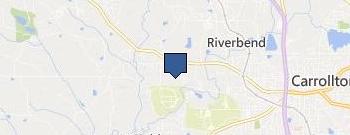 Carrollton Towing location map