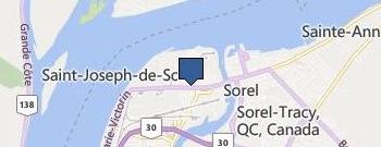 Pattes & Griffes animalerie Sorel-Tracy location map