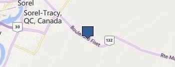 Garage Point S - Pneus Sorel-Tracy location map