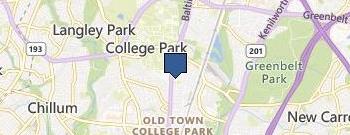 Locksmith College Park MD location map