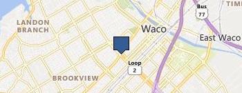 Waco Paint Pros location map