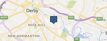 Plumbers Derby location map