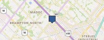 Brampton Basement Design location map