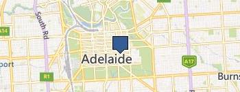 Adelaide location map