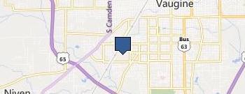 Faulkner Collision Center location map