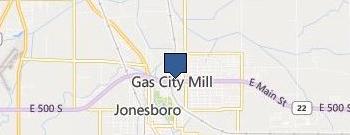 La Cascada location map