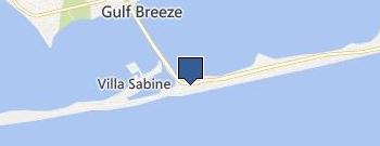 PensacolaBeach.com location map