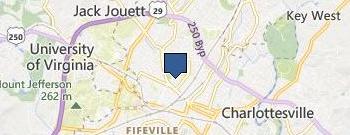 Charlottesville Gutter Pros location map