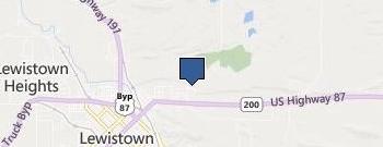 Lewistown Towing location map