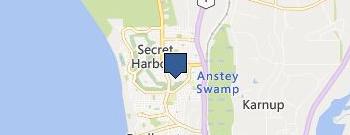 My Perth Hypnotherapy location map