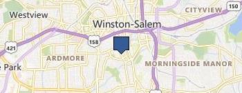 The People's Limo Services of Winston-Salem location map