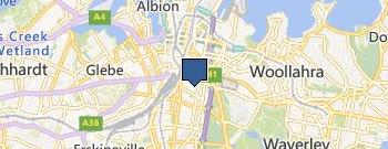 Cleana Commercial Office Cleaning Surry Hills location map