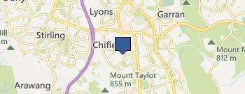 Bespoke Bathrooms Canberra location map