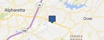 The Mansions at Alpharetta Senior Independent Living location map