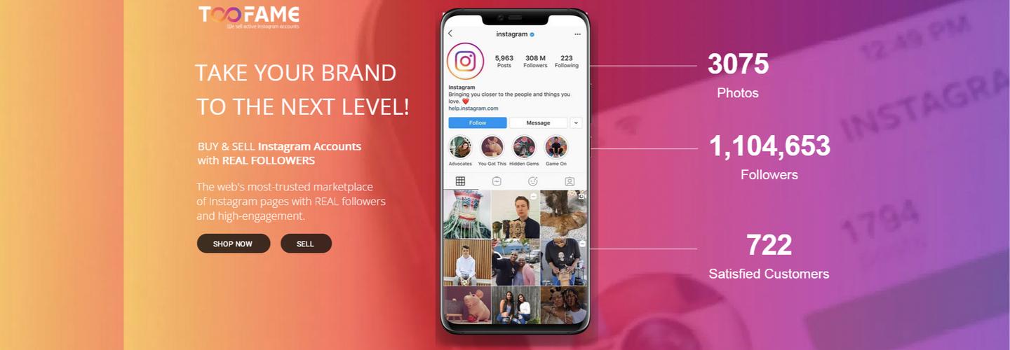 Buy ig account cover photo