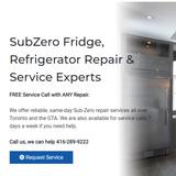 Sub Zero Repair Mississauga - Appliances, Parts & Repair in Toronto