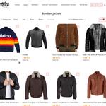 Leather Bomber Jacket Mens - photo 1