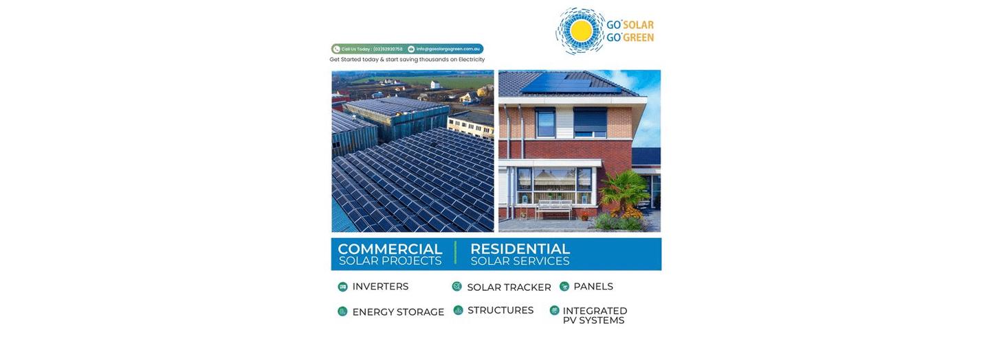 Go solar Go green cover photo