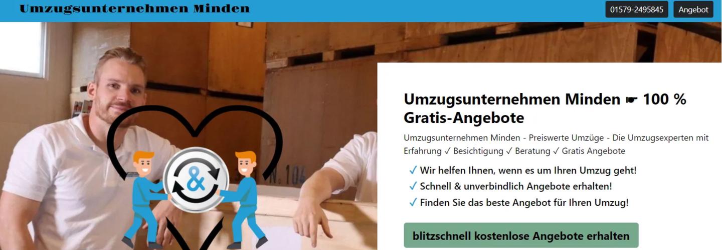 Minden-Umzüge.de cover photo